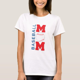 Camisa de baseball da mãe para mulheres