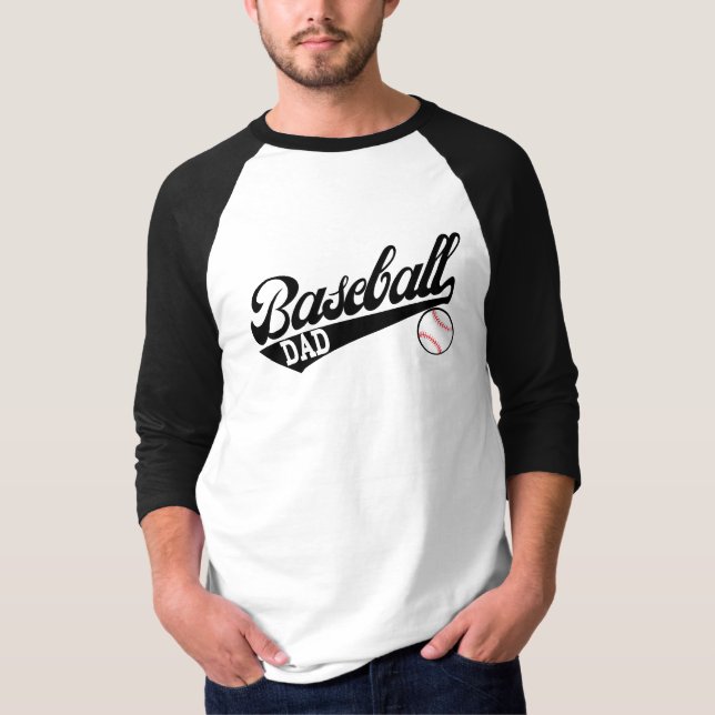 Camisa de basebol personalizada de Camisa de Pai d (Frente)