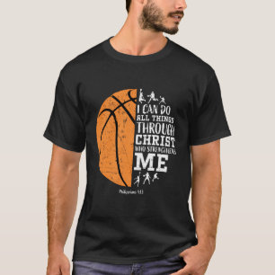 Camisa De Basquete Cristã Posso Fazer Tudo Phi