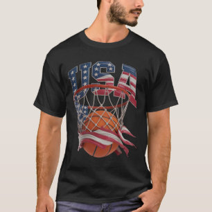 Camisa de Basquete dos EUA, Aro da Bandeira Americ