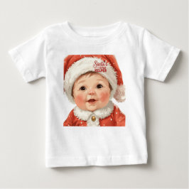 Camisa de Bebê Ajudante do Papai Noel | Natal Fofo