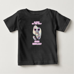 Camisa de Bebê Alien Fofo 