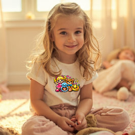 Camisa de Bebê Amigos de Brinquedos Fofos Y2K