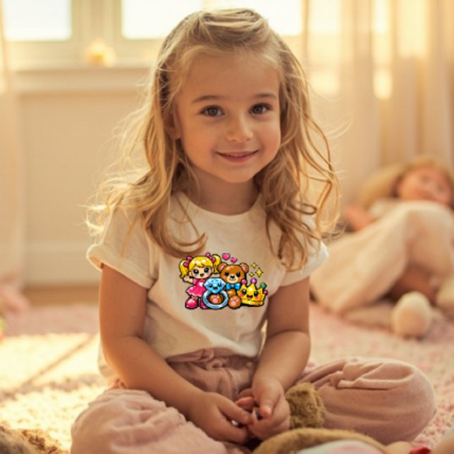 Camisa de Bebê Amigos de Brinquedos Fofos Y2K (Criador carregado)