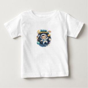 Camisa de Bebê Astronauta do Futuro Exploração Esp