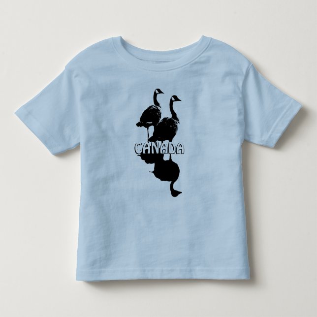 Camisa de Bebê Canadense Roupas de Souvenir de Gan (Frente)
