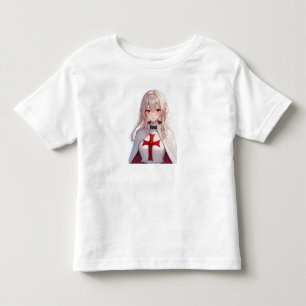Camisa de bebê Cavaleira Templária Menina