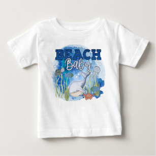 Camisa de Bebê da Praia