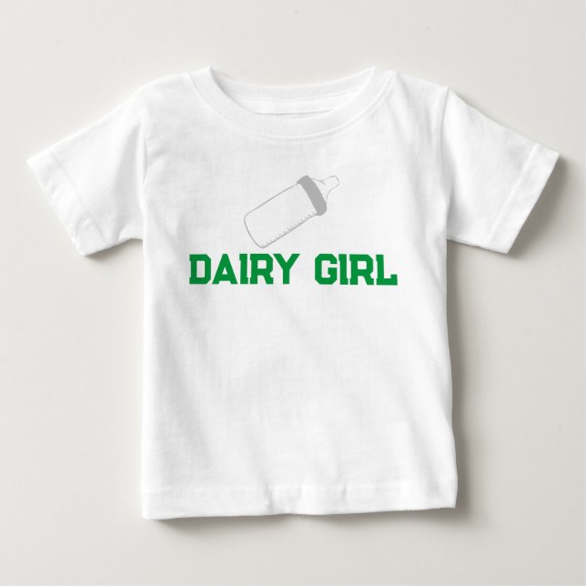 Camisa de bebé “Dairy Girl” (Frente)