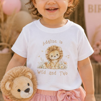 Camisa de Bebê de 2º Aniversário Nome Personalizad