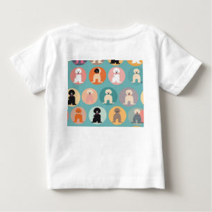 camisa de bebê de cachorrinho