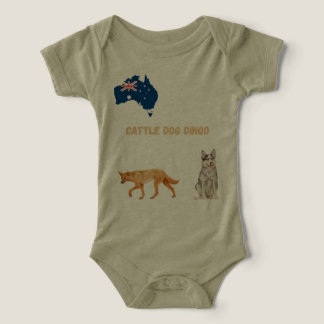 Camisa de bebê de cachorro pastor