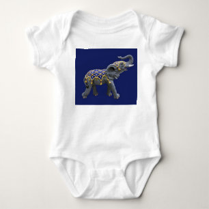 Camisa De Bebê De Elefante Animal Carousel