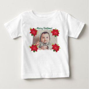 Camisa de Bebê de Natal Personalizada