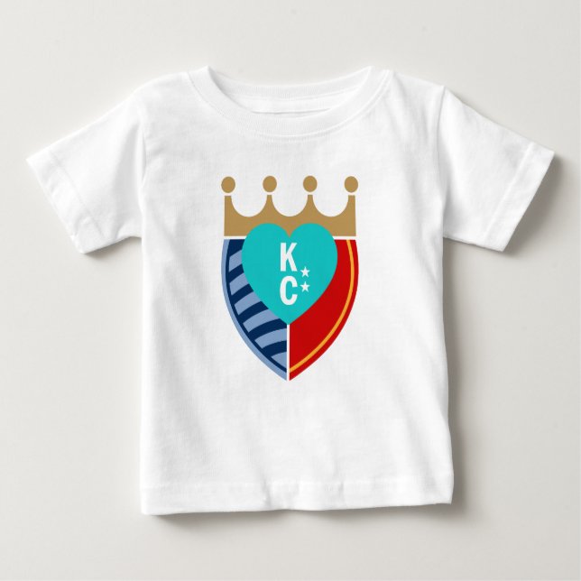 Camisa de bebê desportiva KC (Frente)