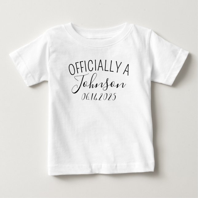 Camisa De Bebê Do Dia De Adoção Personalizada, Per (Frente)