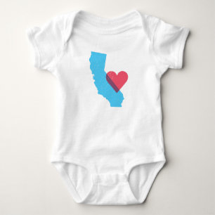 Camisa de Bebê do Estado da Califórnia