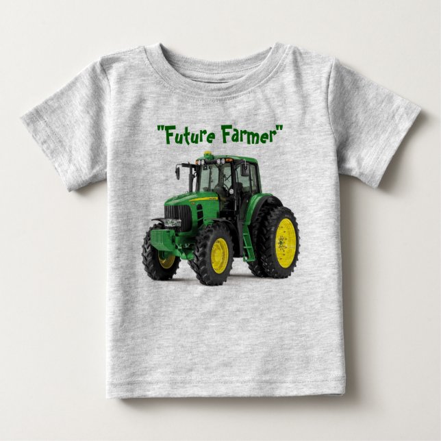 Camisa De Bebê Do Futuro Agricultor (Frente)