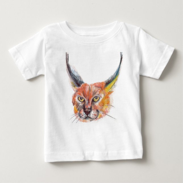 Camisa de bebê do Lynx (Frente)