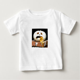 Camisa De Bebê Doente De Abóbora - "Barfy"