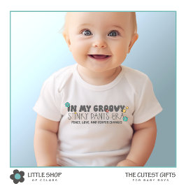 Camisa de Bebê Era das Calças Fedidas e Divertidas