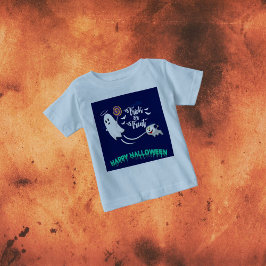 Camisa de Bebê Fantasma de Doce ou Travessura