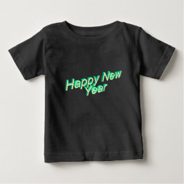 Camisa de bebê Feliz Ano Novo