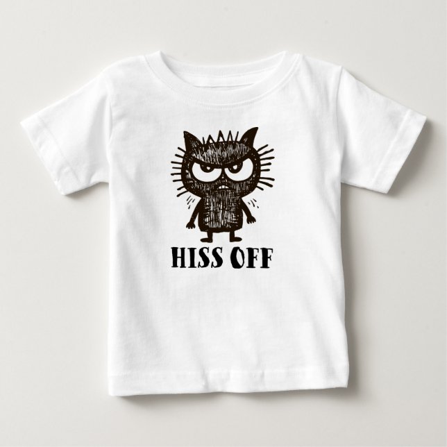 Camisa de Bebê Hiss Off (Frente)