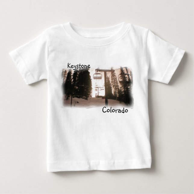 Camisa de bebê Keystone Colorado (Frente)