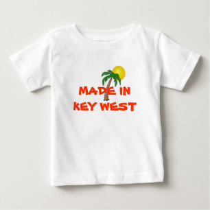 Camisa de bebê "Made in Key West"