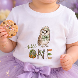 Camisa de bebê para primeiro aniversário com aquar