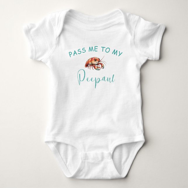 Camisa de Bebê Peepaw Lagostim (Frente)