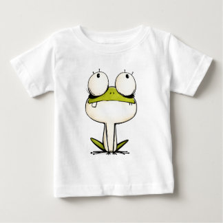 Camisa de Bebê Sapo Engraçado de Um Dente Cartoon