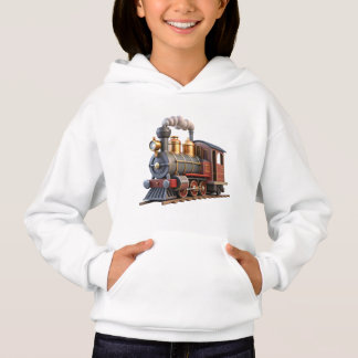 Camisa de Bebê Trem a Vapor Vintage – Locomotiva 3