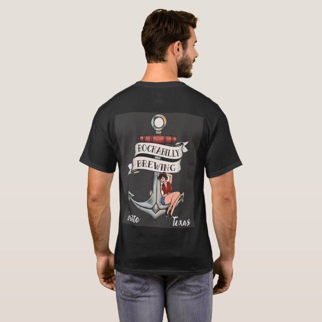 Camisa de bebendo de reconstituição Rockabilly (Parte Traseira Completa)