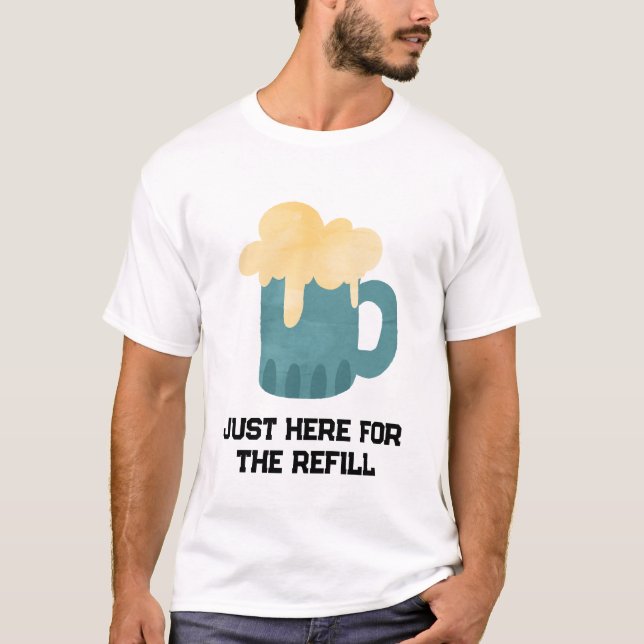 Camisa De Bebendo Engraçada, Amantes De Cerveja (Frente)