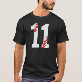 Camisa de Beisebol Número 11