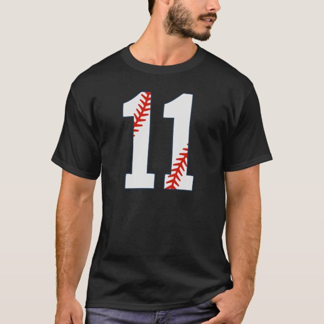 Camisa de Beisebol Número 11 (Frente)