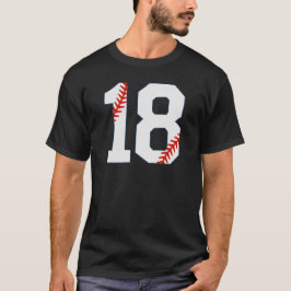 Camisa de Beisebol Número 18