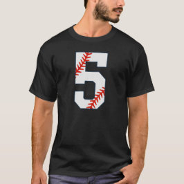 Camisa de Beisebol Número 5