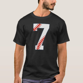 Camisa de Beisebol Número 7