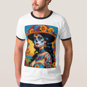 Camisa De Bela Bela Bela Floral De Açúcar