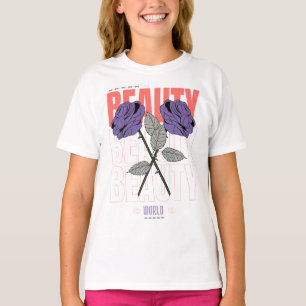 Camisa de Beleza do Mundo - Design estética Rosa g