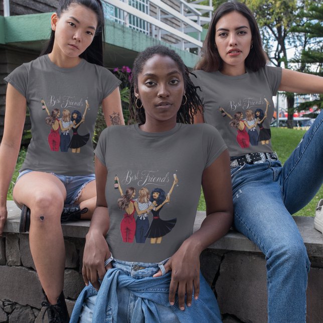 Camisa de Besties, Camisa de Melhor Amigo Correspo (Criador carregado)