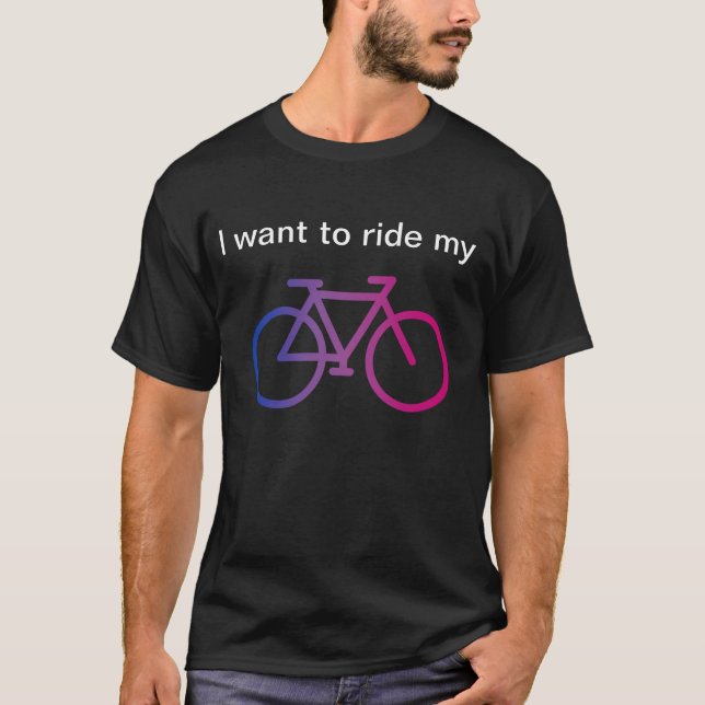 Camisa de bicicleta bissexual (Frente)