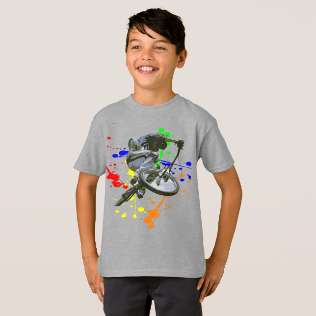 Camisa de bicicleta T (Frente Completa)