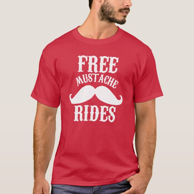 Camisa de bigode grátis (Frente)