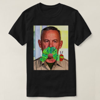 Camisa de bigode irritada