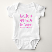 Camisa de Bodysuit para Bebê, Camisa de Mãe Muito 