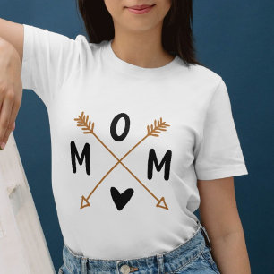 Camisa de Boho Arrow MOM - Mãe Tribal Minimalista